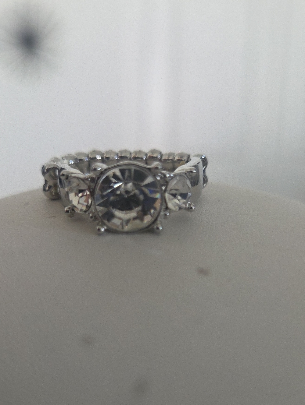 Paparazzi Put On The Blinders White Ring NWT